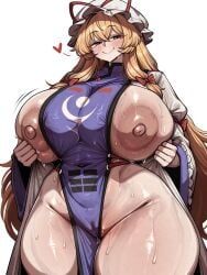 yakumo_yukari, patreon, touhou, aeoai, 1girl