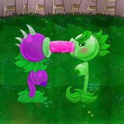 chomper_(pvz), repeater_(pvz), electronic_arts, plants_vs._zombies, plants_vs_zombies