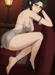 renee_graves, the_coffin_of_andy_and_leyley, reneenjoyer, armlet, backless_outfit