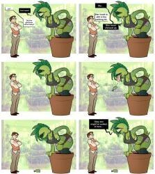 audrey_ii, little_shop_of_horrors, aabramsart, anthro, bent_over
