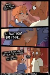 imprettynormai, 1boy, 1girls, age_difference, anthro