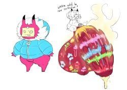 twitter, yobaba, cum, demon, demon_horns