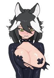 grey_wolf_(kemono_friends), kemono_friends, nevtelen, animal_ear_fluff, animal_ears