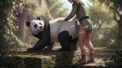 feral_(midria), world_of_midria, terraraptor, animal_genitalia, animal_pussy