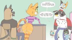 brutus_(pixie_and_brutus), cooper_(litterbox_comics), fran_(litterbox_comics), joel_(litterbox_comics), pixie_(pixie_and_brutus)