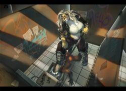 alina, jack_mulroney, anthro, asphyxiation, bathroom