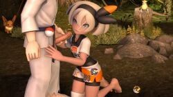 bea_(pokemon), black_belt_(pokemon), eevee, gym_leader, pidgey