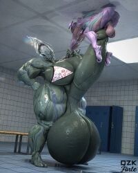 nezha_(warframe), nyx_(warframe), warframe, qzk_forte, big_breasts