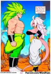 android_21, broly, broly_(dragon_ball_super), majin_android_21, dragon_ball