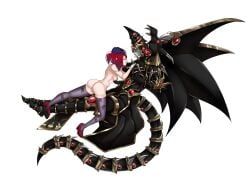 red-eyes_dark_dragoon, tour_guide_from_the_underworld, yu-gi-oh!, octorock777, 1boy
