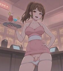 boobly, 1futa, amber_eyes, brown_hair, brunette