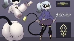 original_character, glitch_productions, murder_drones, spiralart, 1boy