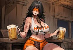 cecilia_(paigen), original_character, hooters, original, paigen