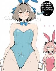 astolfo_(fate), felix_argyle, picklepumper, 2boys, animal_ears