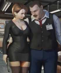 brian_irons, jill_valentine, resident_evil, resident_evil_2, resident_evil_3