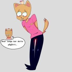 burgerpants, undertale, anthro, blood_stain, blush_lines