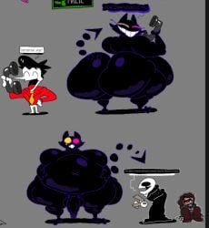 friend_(deltarune), gaster, spamton_g._spamton, deltarune, undertale