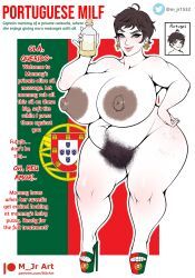 world_cup, m_jr_art, 1girls, areolae, breasts