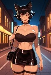 kali_belladonna, rwby, 1girls, bandeau, implied_prostitution