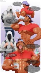 d-bag_(dizdoodz), my_little_pony, dizdoodz, abs, ahegao