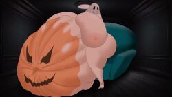halloween, reuhain, blob, growth, huge_belly