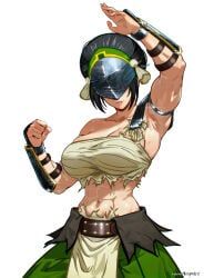 toph_bei_fong, avatar_the_last_airbender, the_legend_of_aang, stepkingo, 1girls