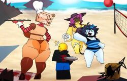 cookieware_(die_of_death), jane_doe_(forsaken), mequot, party_two_time, robloxian