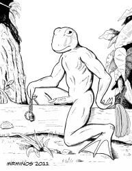 amphibian, anthro, bdsm, claws, cuffs_(object)