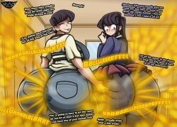 komi_shouko, komi_shuuko, komi-san_wa_komyushou_desu, caveman147, 2girls