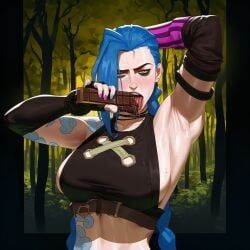 jinx_(league_of_legends), league_of_legends, league_of_legends:_wild_rift, riot_games, lovelandsai