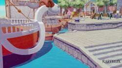 going_merry, monkey_d_luffy, nami, nami_(classic), nami_(one_piece)