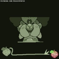 cinnabun_(peachypop34), peachypop34, 1boy, 1female, blowjob