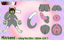 mittens_(furrywithsocks), m-a-dragon, 4_toes, 5_fingers, ambiguous_gender