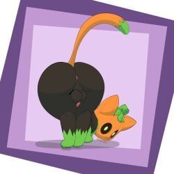 4_legs, anus, ass_up, balls, big_butt