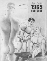 original, physique_(magazine), william_maclane, 3boys, ass