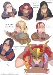 fia_the_deathbed_companion, hyetta_(elden_ring), latenna_the_albinauric, malenia_blade_of_miquella, melina_(elden_ring)