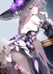 herta_(honkai:_star_rail), the_herta_(honkai:_star_rail), tonomiya68, ass, ass_focus