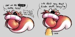 chikn_nuggit_(chikn_nuggit), hawt_saus_(chikn_nuggit), chikn_nuggit, zlut385, angry
