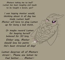 lumen_(sabbath_goat), sabbath_goat, 2_antennae, 6_legs, animal_genitalia