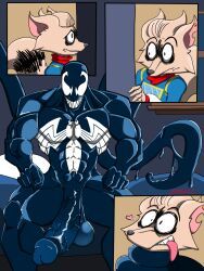 venom_(marvel), marvel, banksauce, alien, anthro