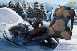 tayla, nawka, 1girls, anthro, areolae