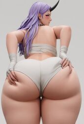 shion_(tensei_shitara_slime_datta_ken), tensei_shitara_slime_datta_ken, ken, ass, ass_visible_through_thighs