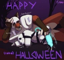 archy_fox, halloween, holidays, rynnks, 4_missing_limbs