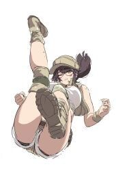 fio_germi, metal_slug, takamiyadaira, ass, baseball_cap