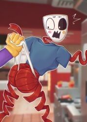 gangle_(the_amazing_digital_circus), gangle_with_thick_ribbons, jax_(the_amazing_digital_circus), manager_gangle, deviantart