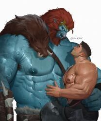 darius_(league_of_legends), trundle, league_of_legends, suck-nis, abs