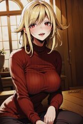 valerie_tepes, high_school_dxd, 1girls, big_breasts, blonde_hair