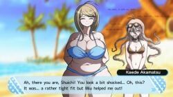 akamatsu_kaede, iruma_miu, saihara_shuuichi, danganronpa, danganronpa_v3