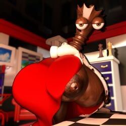 queenie_(the_amazing_digital_circus), glitch_productions, the_amazing_digital_circus, adri164, ass