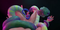 gabbidremm, 1futa, asphyxiation, bestiary, bite